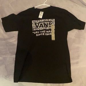 Black vans shirt for sale ! SIZE :LARGE